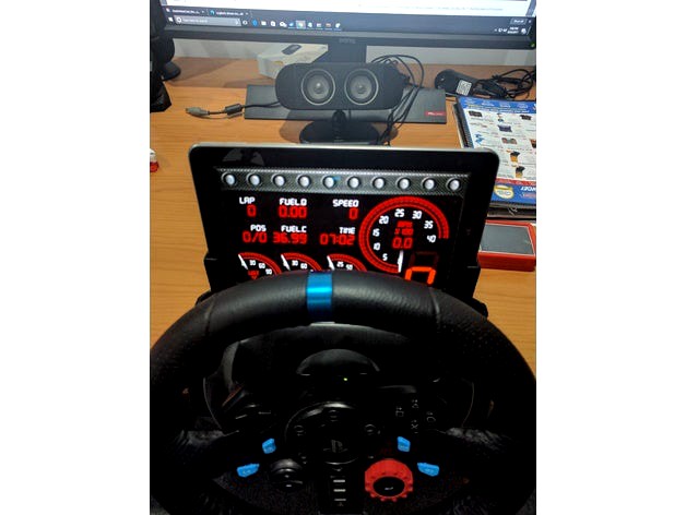 Logitech wheel tablet/phone mount by DarthKegRaider