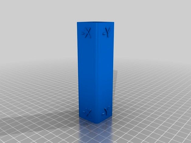 Monoprice Mini Delta Dimensional Tower Test Print by MakerBlock