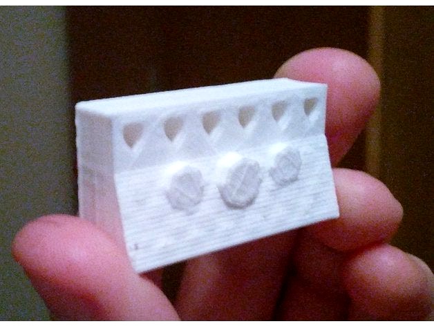 Single-ball string adapter for Steinberger Spirit by jameswilddev