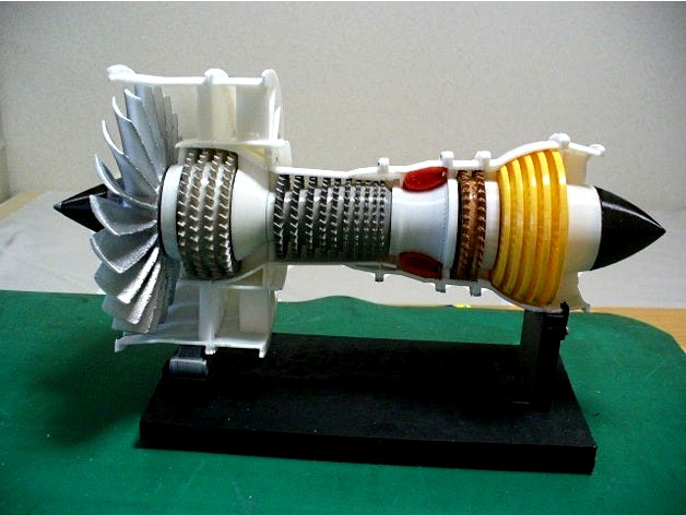 Jet Engine, 2-Spool, Current by konchan77