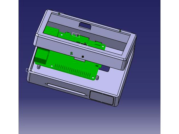 Raspberry pi 3 box 5"+ extension + Screen by Nemo65290