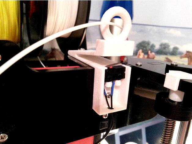 Filament Guide with Jam Sensor by anhtien