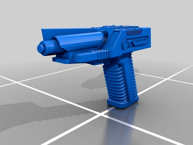 Star Trek Andorian Energy pistol by Jace1969