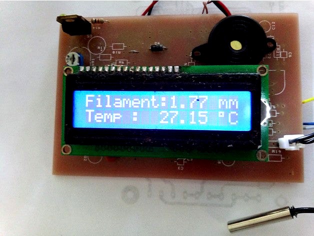 Filament Width Monitor  by jasonmrc