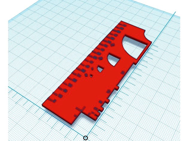 3D Modeling and Drafting Ruler by patricknevindwyer