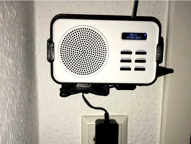 Terris DAB Radio wall mount (Aldi) by ABSmaker