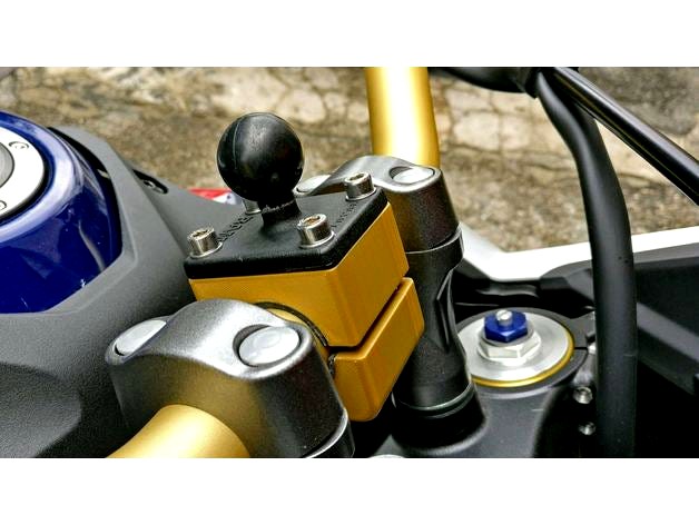 28 mm Handlebars RAM Mount (adapter) by mc0676