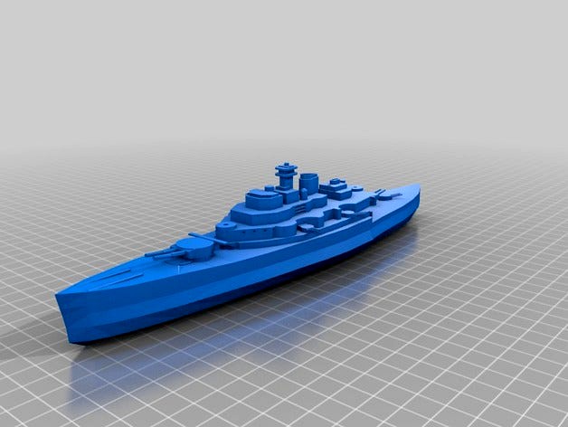 RC warship boat by Jazz0u