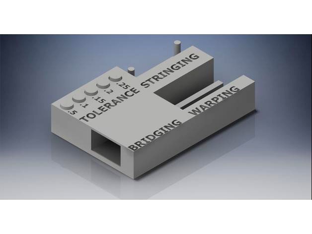 Stringing, Bridge, Tolerance, and Warp Tester by pario