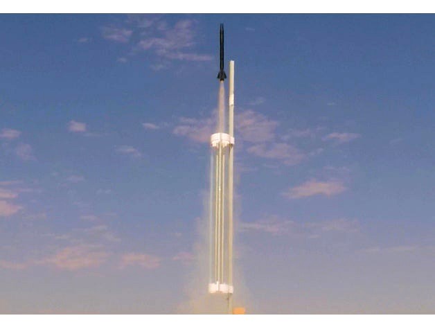 Groucho Duke's 29mm high power rocket launch tower by GrouchoDuke