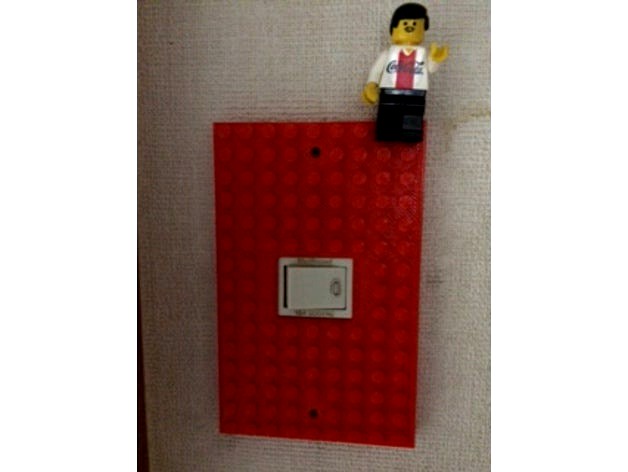LEGO Switch cover (single) by linuxserchers