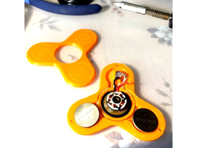 Electric motor fidget spinner by mamont