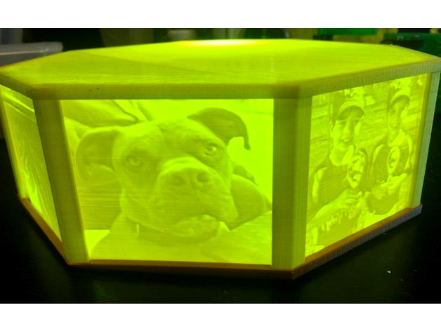 Lithophane Octogon by HQSKUZTOMZ