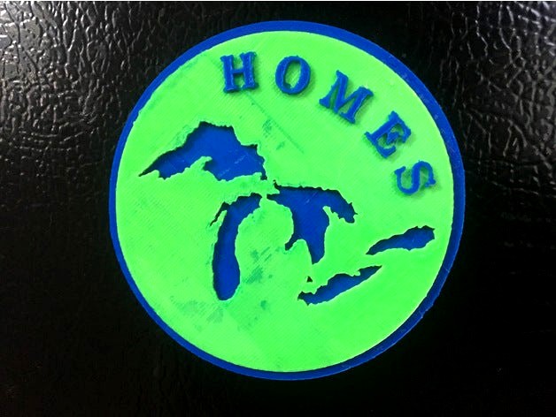 HOMES Michigan Great Lakes Magnet by mcfada