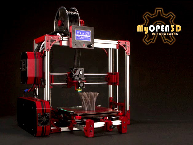 MyOpen3D - TACO i3+ 3d Printer v1.0 by AlexC-Makerologist