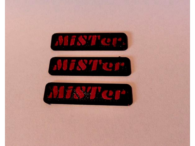 MiSTer - Case Logo for Dual Extrusion by NegSol