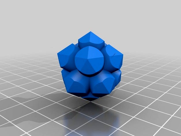 icosahedron or dodecahedron by BasejCar