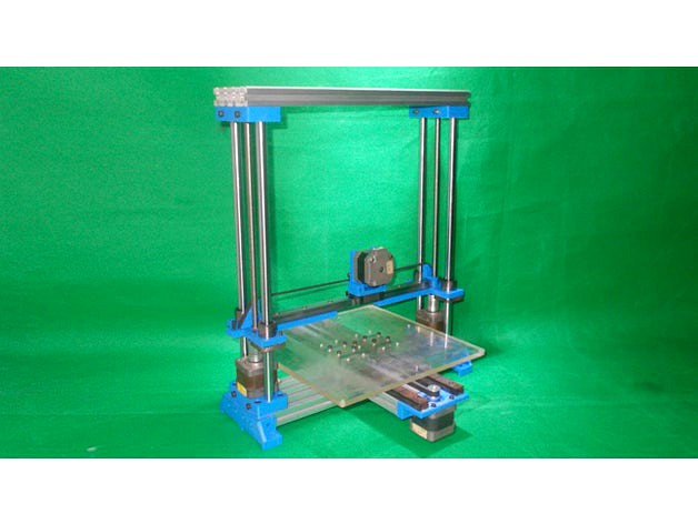 062-Homemade Laser Plotter 3D Printer DIY XYZ Axis Linear Rail Actuator Slide Guide Frame Router Mill b by doitverything