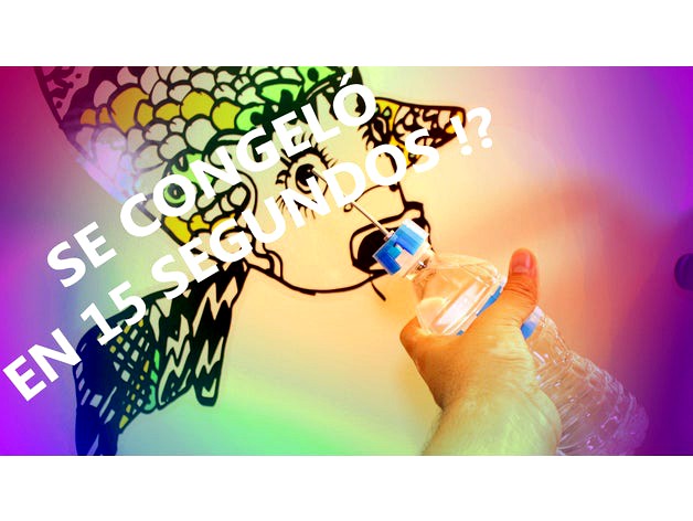 DIY Spin & Chill Enfria tu bebida en 15 segundos (Adaptador para el taladro) by gonzalor