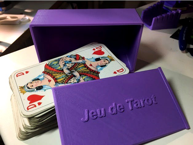 Tarot cards' box - boite jeu de cartes de tarot by Diauguerry93