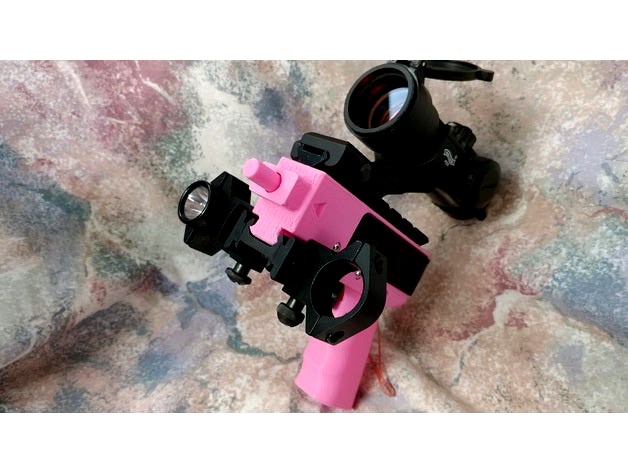 Tactical Jenga gun by bummster