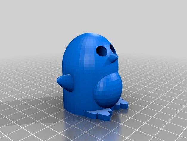 The Penguin of Thingiverse by RichieHuang314