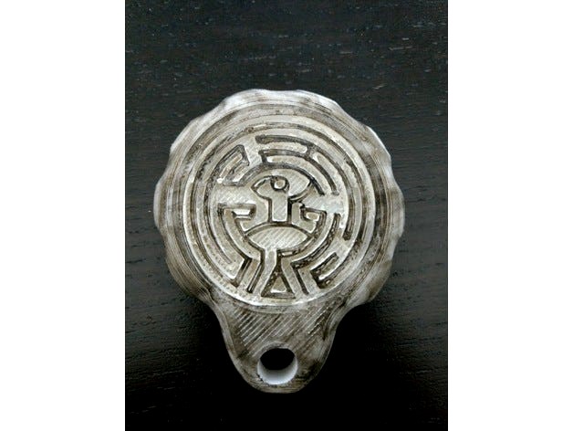 Westworld Maze Keychain by lennart_e