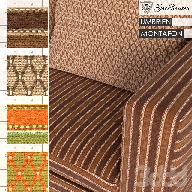 Backhausen Fabric UMBRIEN, MONTAFON