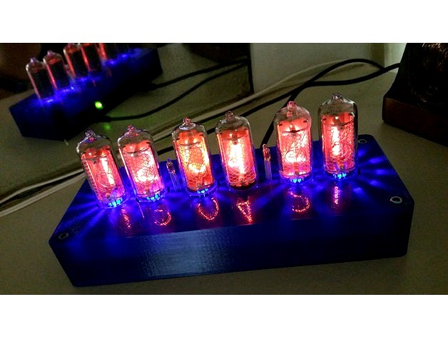 Nixie clock enclosure or case by Fireflynj