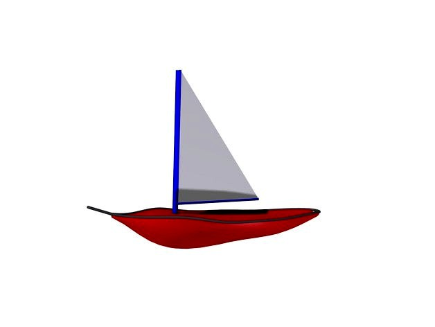 Barco de vela. Sail vessel. by Lanius