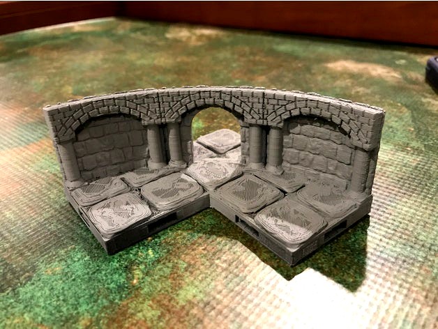 Arches and Pillar OpenLock-OpenForge Remix by RagingOwlbear