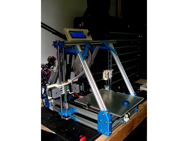 MendelMax Vertical X Axis Ends & Carriage - 10mm Z by josefcub