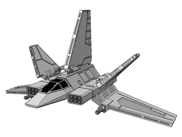 SW - XG-1 Starwing - Assault Gunboat by Astrofossil