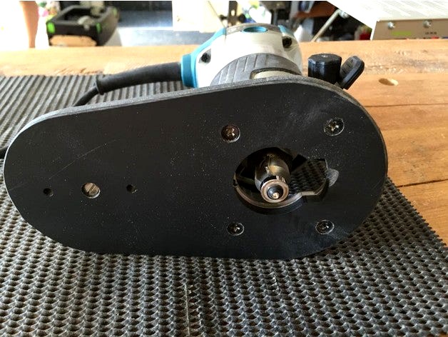 Baseplate for Makita RT0700 Router by Wherzog