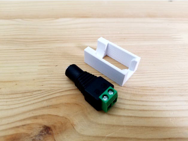 Barrel to DC Adapter Holder by drofnas