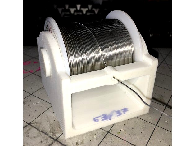 Solder Spool Holder 56mm wide by FPV_Pilot