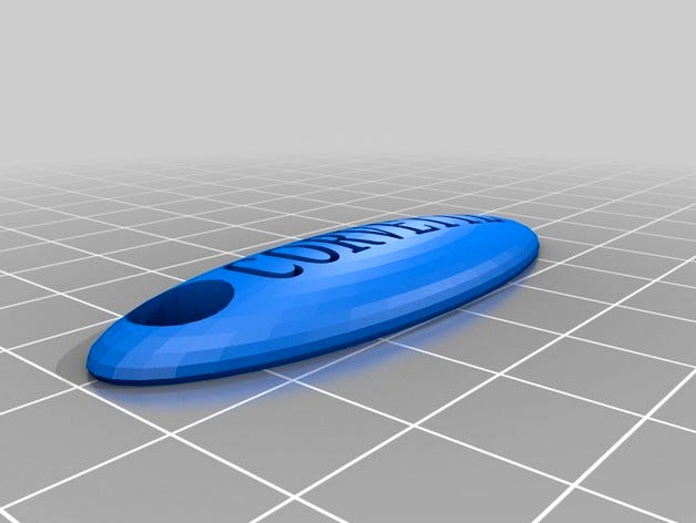 corvette key chain by Justin3dprints