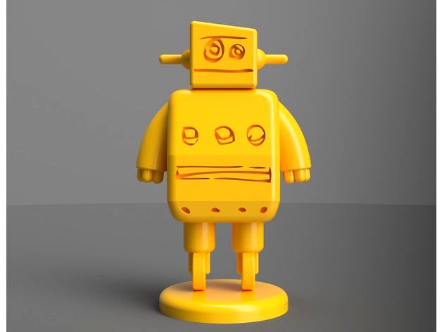 Instructables Robot by Luke3DP