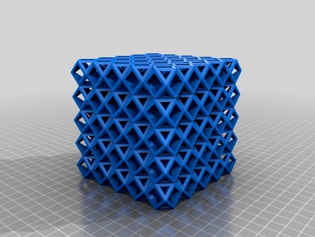 100 Truncated Cubes by KRISP3D