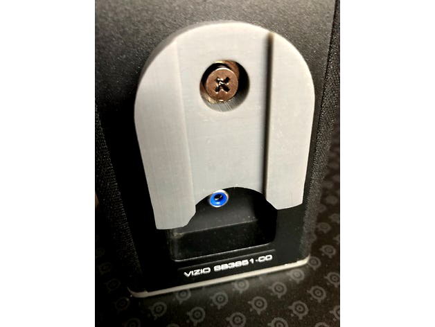 Vizio Surround Speaker Mount for 3M Command Velcro Strips by briankb