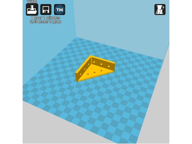Tevo Tarantula angle bracket by Retsetman