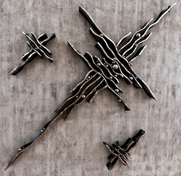 Кованая композиция на стену