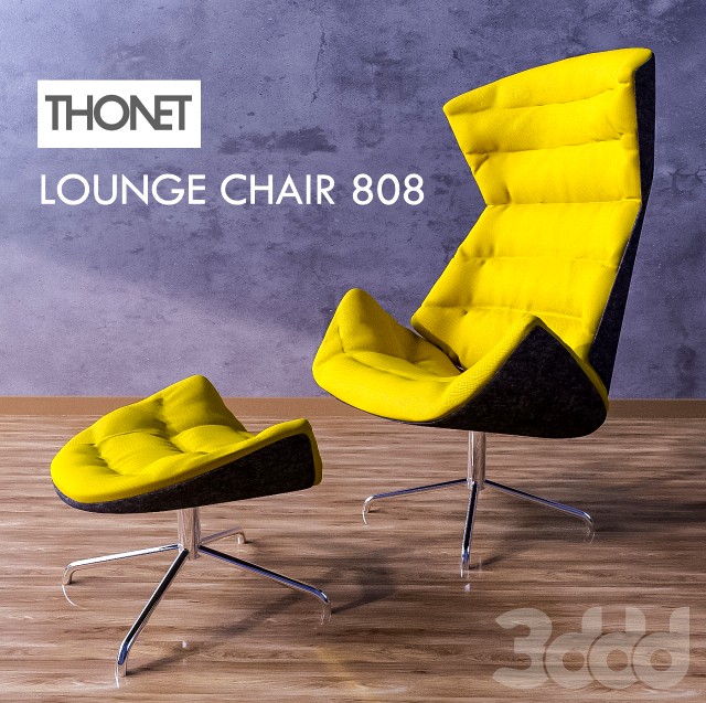 THONET LOUNGE CHAIR 808 and 808 H