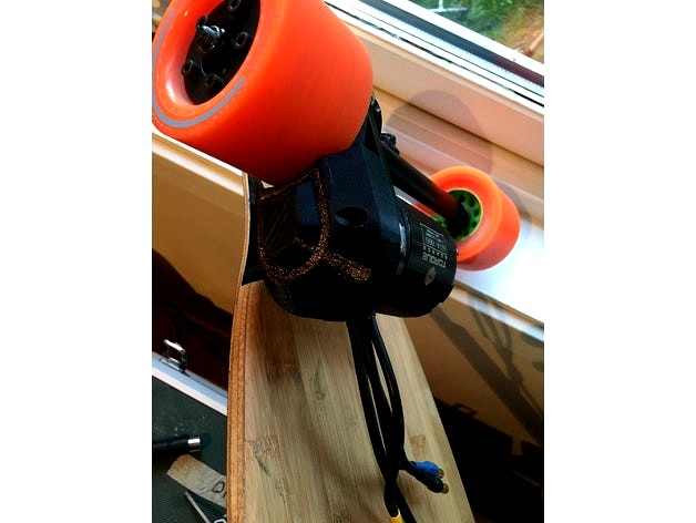 Torqueboards V4 motor mount pulley cover by Mikaelj