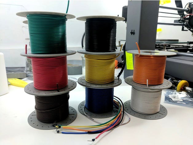 Stacking Wire Spools by tanant
