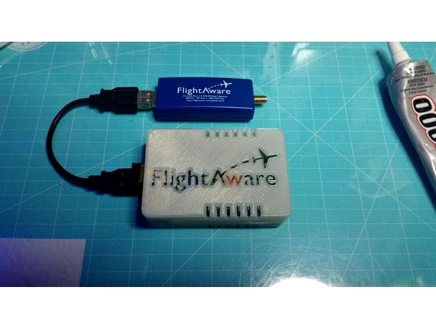 FlightAware Raspberry Pi case by kwh32901
