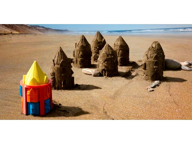 Customizable Sand Castle Mold by Jonathan_K1906