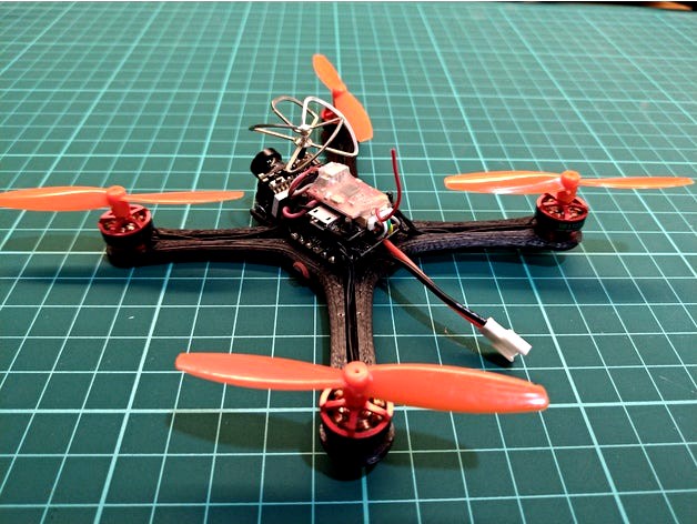 120mm Brushless Micro FPV Toothpick Quadcopter by Macaca