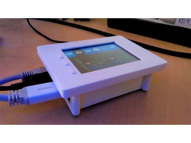 Raspberry Pi  3.2 inch Joy-it touchscreen case by geri1403