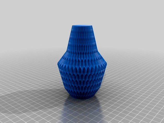 Honeycomb Vase by KRISP3D
